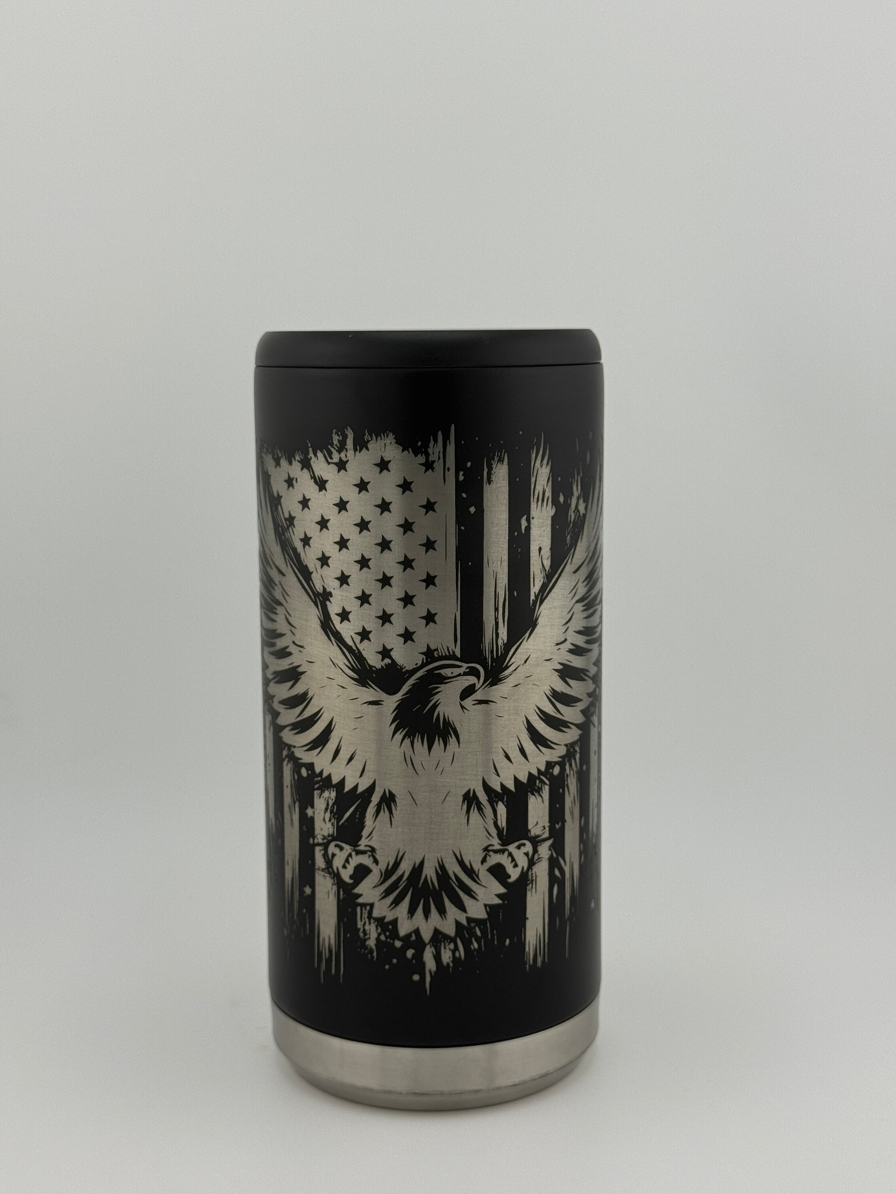 Patriot Skinny Can Koozie